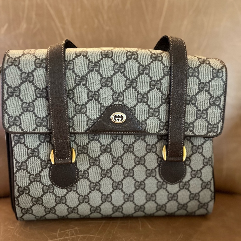 Vintage Gucci Monogram Handbag